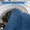 image:imageGORILLA GRIP Bathroom Area Rug Sets 2 Piece Soft Chenille 30x20 GreyBlue