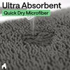 image:imageGORILLA GRIP Bathroom Area Rug Sets 2 Piece Soft Chenille 30x20 GreyCharcoal