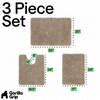 image:imageGORILLA GRIP Bathroom Area Rug Sets 2 Piece Soft Chenille 30x20 GreyGray Beige