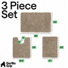 image:imageGORILLA GRIP Bathroom Area Rug Sets 2 Piece Soft Chenille 30x20 GreyGray Beige