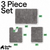 image:imageGORILLA GRIP Bathroom Area Rug Sets 2 Piece Soft Chenille 30x20 GreyGrey