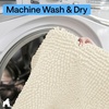 image:imageGORILLA GRIP Bathroom Area Rug Sets 2 Piece Soft Chenille 30x20 GreyIvory