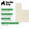 image:imageGORILLA GRIP Bathroom Area Rug Sets 2 Piece Soft Chenille 30x20 GreyIvory