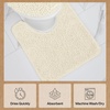 image:imageGORILLA GRIP Bathroom Area Rug Sets 2 Piece Soft Chenille 30x20 GreyIvory