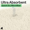 image:imageGORILLA GRIP Bathroom Area Rug Sets 2 Piece Soft Chenille 30x20 GreyIvory