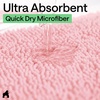 image:imageGORILLA GRIP Bathroom Area Rug Sets 2 Piece Soft Chenille 30x20 GreyLight Pink