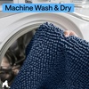 image:imageGORILLA GRIP Bathroom Area Rug Sets 2 Piece Soft Chenille 30x20 GreyNavy