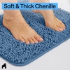image:imageGORILLA GRIP Bathroom Area Rug Sets 2 Piece Soft Chenille 30x20 GreyNavy