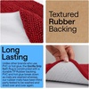 image:imageGORILLA GRIP Bathroom Area Rug Sets 2 Piece Soft Chenille 30x20 GreyRed