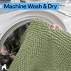 image:imageGORILLA GRIP Bathroom Area Rug Sets 2 Piece Soft Chenille 30x20 GreySage