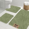 image:imageGORILLA GRIP Bathroom Area Rug Sets 2 Piece Soft Chenille 30x20 GreySage