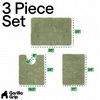 image:imageGORILLA GRIP Bathroom Area Rug Sets 2 Piece Soft Chenille 30x20 GreySage
