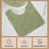 image:imageGORILLA GRIP Bathroom Area Rug Sets 2 Piece Soft Chenille 30x20 GreySage