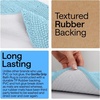 image:imageGORILLA GRIP Bathroom Area Rug Sets 2 Piece Soft Chenille 30x20 GreySky