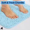 image:imageGORILLA GRIP Bathroom Area Rug Sets 2 Piece Soft Chenille 30x20 GreySky