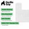 image:imageGORILLA GRIP Bathroom Area Rug Sets 2 Piece Soft Chenille 30x20 GreyWhite