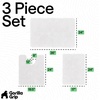 image:imageGORILLA GRIP Bathroom Area Rug Sets 2 Piece Soft Chenille 30x20 GreyWhite