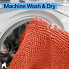 image:imageGORILLA GRIP Chenille Bath Rug Mat for Oval Toilet Base 24x19 GrayCoral
