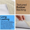 image:imageGORILLA GRIP Chenille Bath Rug Mat for Oval Toilet Base 24x19 GrayDusty Cloud