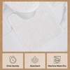 image:imageGORILLA GRIP Chenille Bath Rug Mat for Oval Toilet Base 24x19 GrayWhite