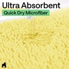 image:imageGORILLA GRIP Chenille Bath Rug Mat for Oval Toilet Base 24x19 GrayYellow