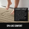 image:imageGORILLA GRIP Memory Foam Bathroom Rugs Absorbent Bath Mat 24x16 GrayBeige