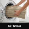 image:imageGORILLA GRIP Memory Foam Bathroom Rugs Absorbent Bath Mat 24x16 GrayBeige