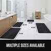image:imageGORILLA GRIP Memory Foam Bathroom Rugs Absorbent Bath Mat 24x16 GrayBlack