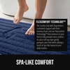 image:imageGORILLA GRIP Memory Foam Bathroom Rugs Absorbent Bath Mat 24x16 GrayNavy