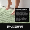 image:imageGORILLA GRIP Memory Foam Bathroom Rugs Absorbent Bath Mat 24x16 GraySage