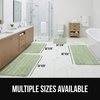 image:imageGORILLA GRIP Memory Foam Bathroom Rugs Absorbent Bath Mat 24x16 GraySage