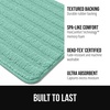image:imageGORILLA GRIP Memory Foam Bathroom Rugs Absorbent Bath Mat 24x16 GraySea Blue