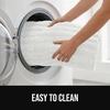 image:imageGORILLA GRIP Memory Foam Bathroom Rugs Absorbent Bath Mat 24x16 GrayWhite