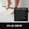 image:imageGORILLA GRIP Memory Foam Bathroom Rugs Absorbent Bath Mat 24x16 GrayWhite