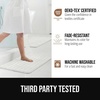 image:imageGORILLA GRIP Memory Foam Bathroom Rugs Absorbent Bath Mat 24x16 GrayWhite