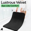 image:imageGORILLA GRIP Memory Foam Toilet Rug for Bathroom 225x195 GreyBlack