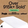 image:imageGORILLA GRIP Memory Foam Toilet Rug for Bathroom 225x195 GreyBright White