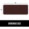 image:imageGORILLA GRIP Memory Foam Toilet Rug for Bathroom 225x195 GreyBrown