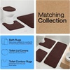 image:imageGORILLA GRIP Memory Foam Toilet Rug for Bathroom 225x195 GreyBrown