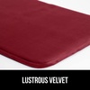 image:imageGORILLA GRIP Memory Foam Toilet Rug for Bathroom 225x195 GreyBurgundy