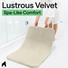 image:imageGORILLA GRIP Memory Foam Toilet Rug for Bathroom 225x195 GreyChampagne