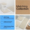 image:imageGORILLA GRIP Memory Foam Toilet Rug for Bathroom 225x195 GreyChampagne