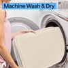 image:imageGORILLA GRIP Memory Foam Toilet Rug for Bathroom 225x195 GreyCream
