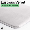 image:imageGORILLA GRIP Memory Foam Toilet Rug for Bathroom 225x195 GreyLight Gray