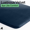 image:imageGORILLA GRIP Memory Foam Toilet Rug for Bathroom 225x195 GreyNavy