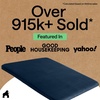 image:imageGORILLA GRIP Memory Foam Toilet Rug for Bathroom 225x195 GreyNavy