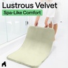 image:imageGORILLA GRIP Memory Foam Toilet Rug for Bathroom 225x195 GreySage
