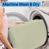 image:imageGORILLA GRIP Memory Foam Toilet Rug for Bathroom 225x195 GreySage