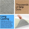 image:imageGORILLA GRIP Memory Foam Toilet Rug for Bathroom 225x195 GreySage