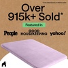 image:imageGORILLA GRIP Memory Foam Toilet Rug for Bathroom 225x195 GreySoft Purple